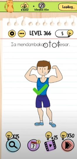 Ia Mendambakan Otot Besar Brain Test Ia Mendambakan Otot Besar Brain Test